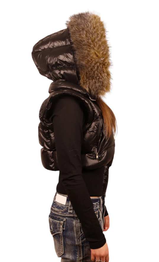 Y2K Laqué Leather Jacket